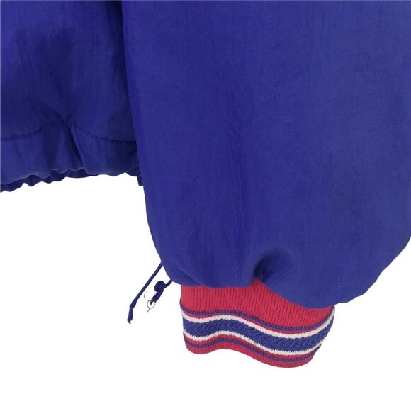 Vintage Champion Pullover Jacket Size XL Embroidered KMS Fighting Saints 90s Y2K - Picture 6 of 12